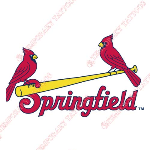 Springfield Cardinals Customize Temporary Tattoos Stickers NO.7781